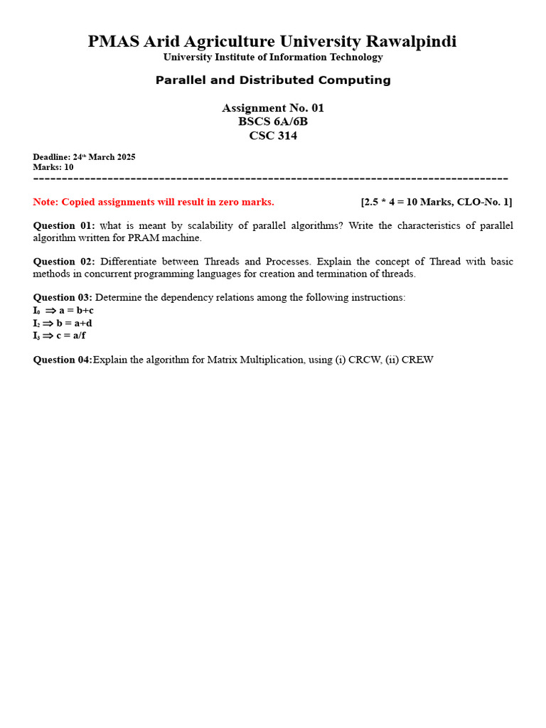 Assignment 01 A - B | PDF