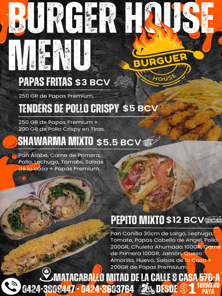 Black and Red Illustrative Fast Food Menu - 20250530 - 193730 - 0000 ...