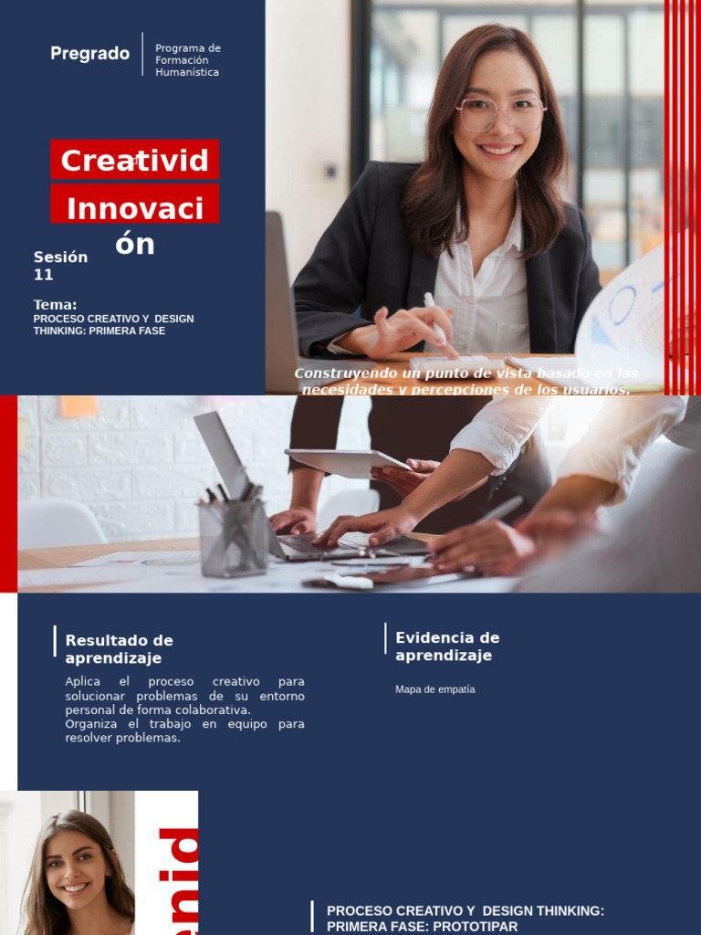 Proceso Creativo y Design Thinking | PDF | Creatividad | El pensamiento ...