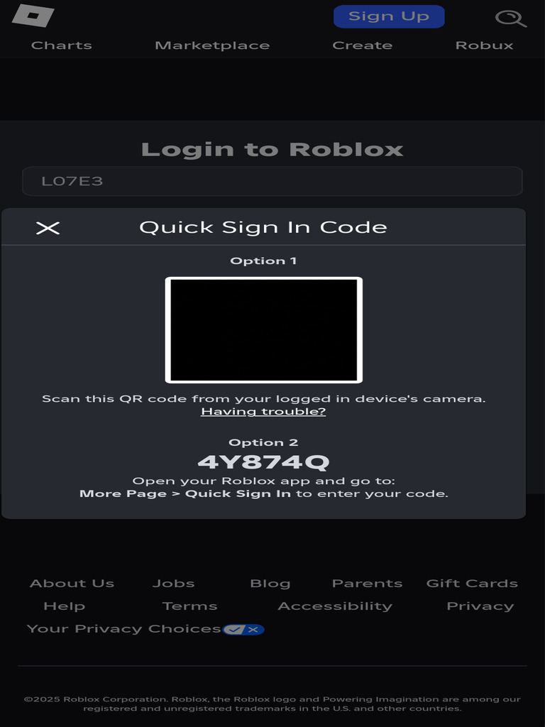 Roblox Quick Sign-In Guide | PDF