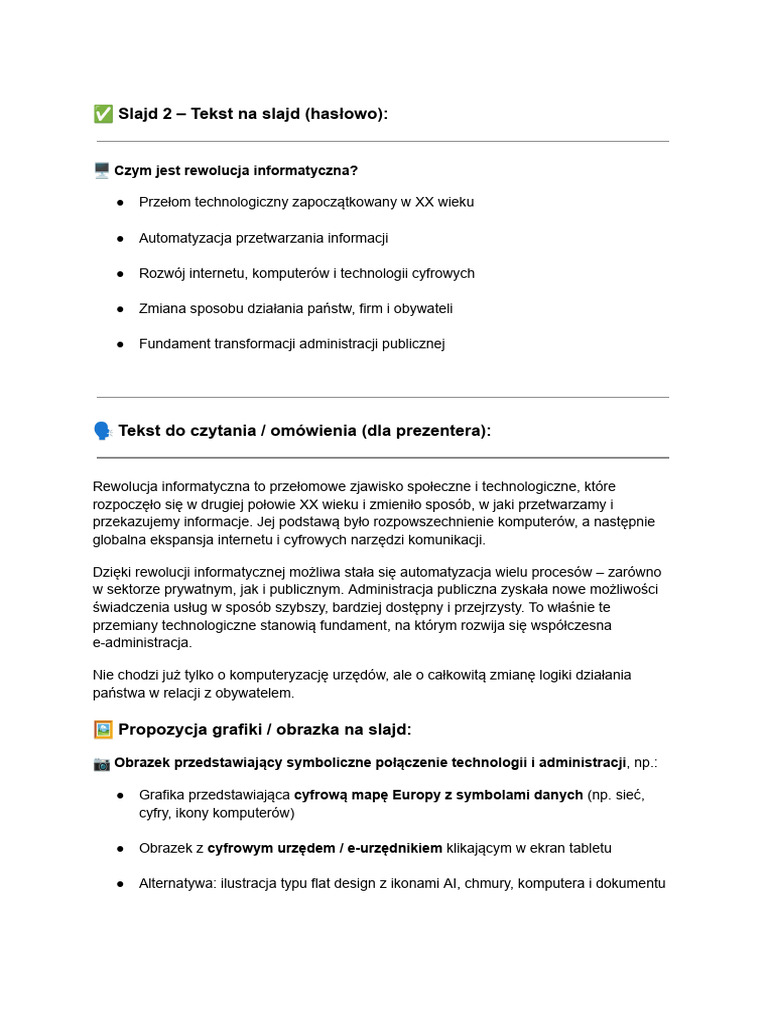 Slajd 2 – Tekst na slajd (hasłowo)_ | PDF