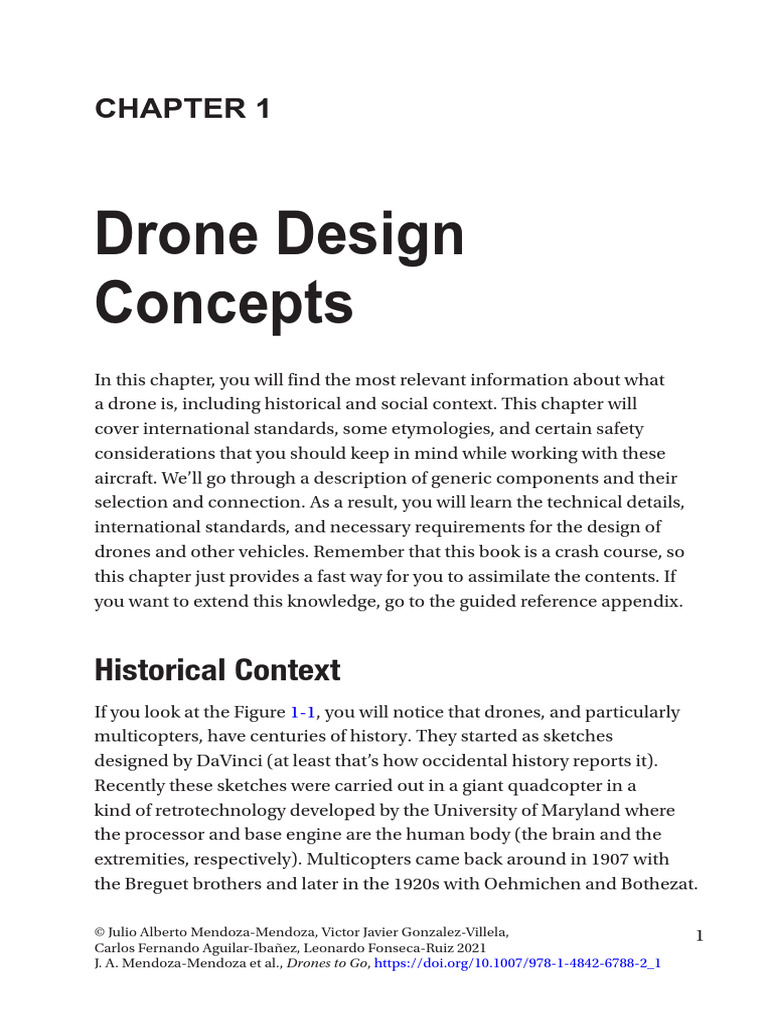 Drone Design Concepts Overview | PDF | Unmanned Aerial Vehicle ...