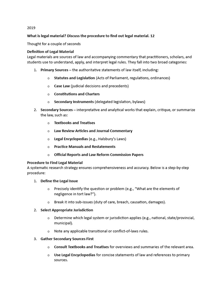 Finding and Using Legal Materials | PDF | Scientific Method | Hypothesis