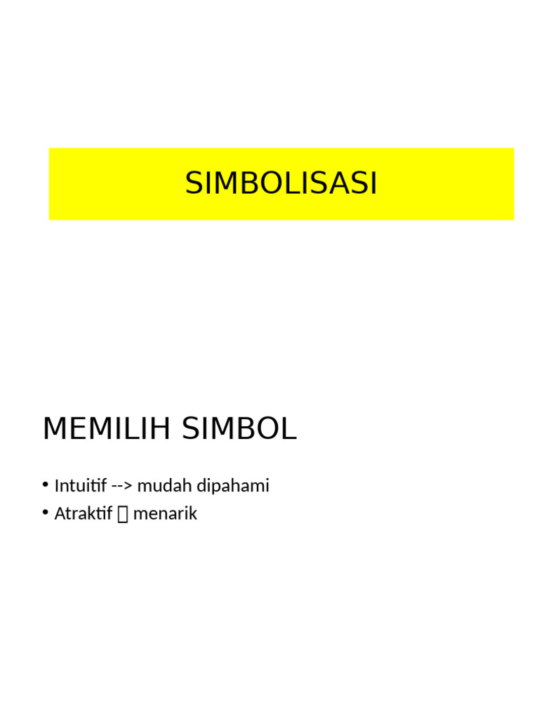 9 Simbolisasi | PDF