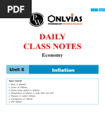 Grade 12 Economics: Inflation Notes | PDF | Cost Of Living | Inflation