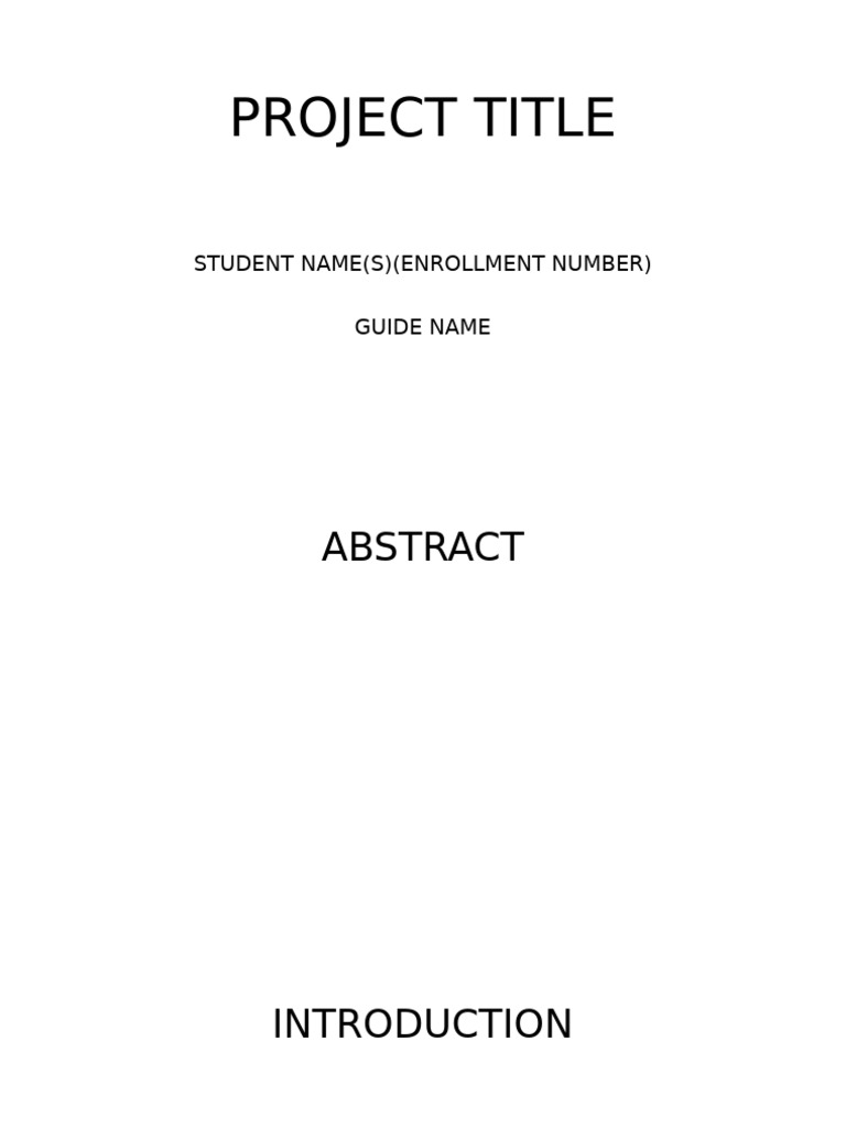 Project Internal PPT Presentation Template | PDF