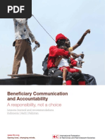 Download Beneficiary Communication and Accountability by International Federation of Red Cross Red Crescent Societies IFRC SN87652743 doc pdf