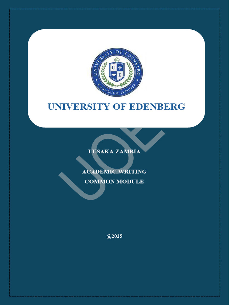 Academic Writing & Communication Skills Module | PDF | Communication ...