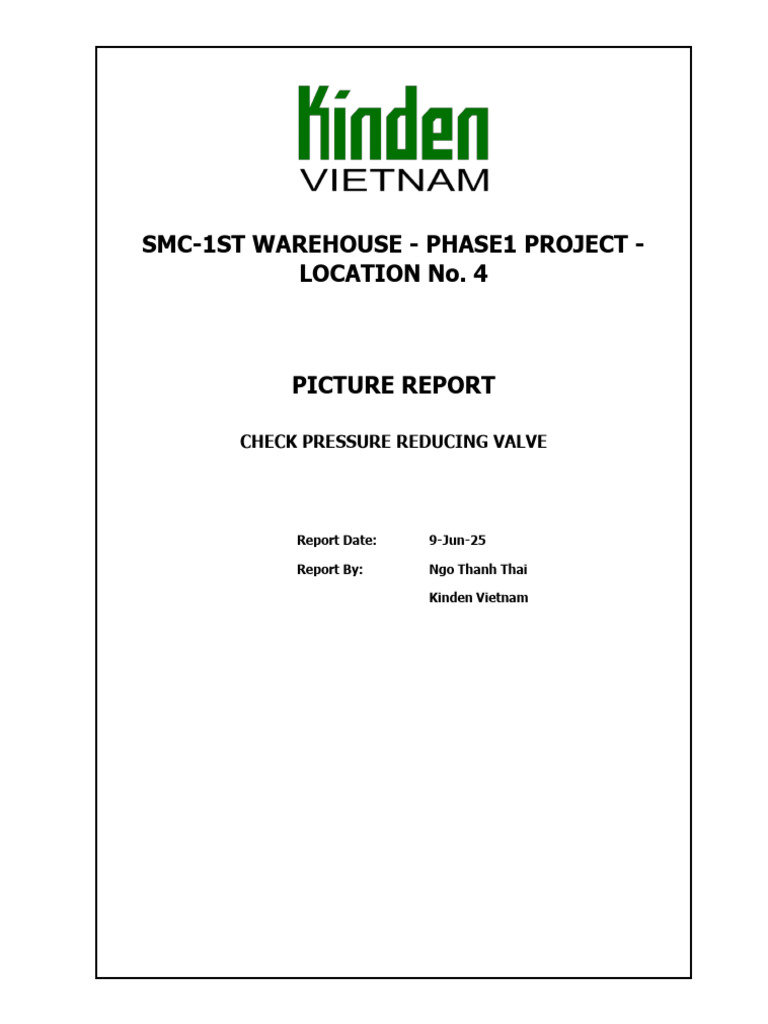 SMC Warehouse Phase 1 Fire System Report | PDF | Gas Technologies | Gases