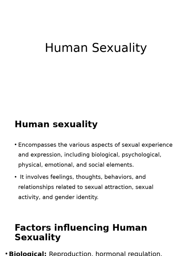 Human Sexuality Talent | PDF | Human Sexuality | Libido
