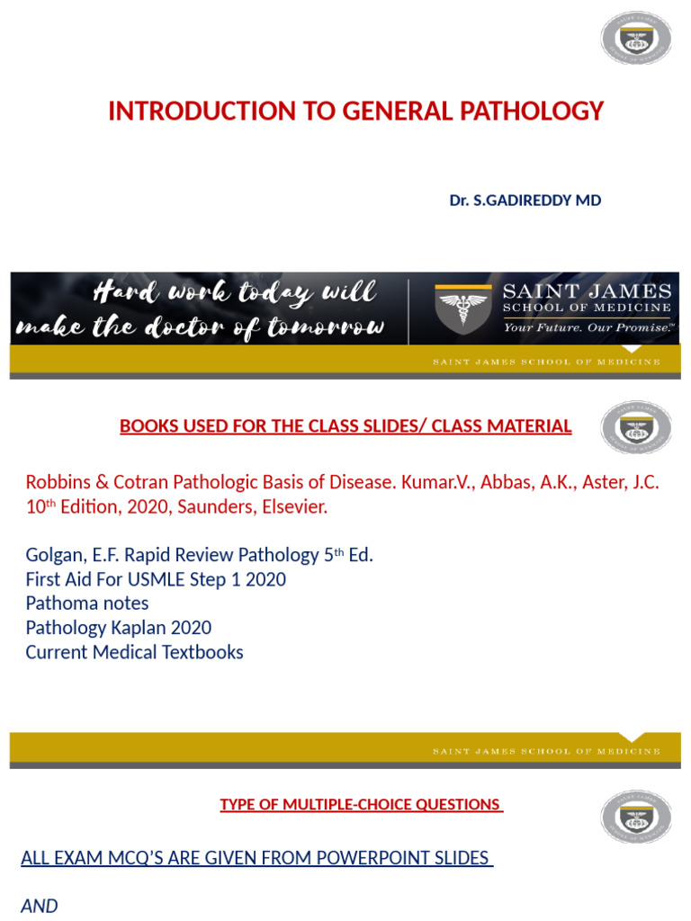 General Pathology Overview and Exam Guide | PDF | Pathology | Staining