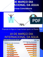 22 DE MARÇO DIA INTERNACIONAL DA ÁGUA