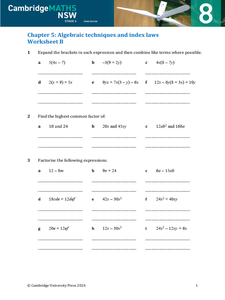Algebra 2 Chapter 5 Test Worksheet | PDF | Algebra | Mathematics