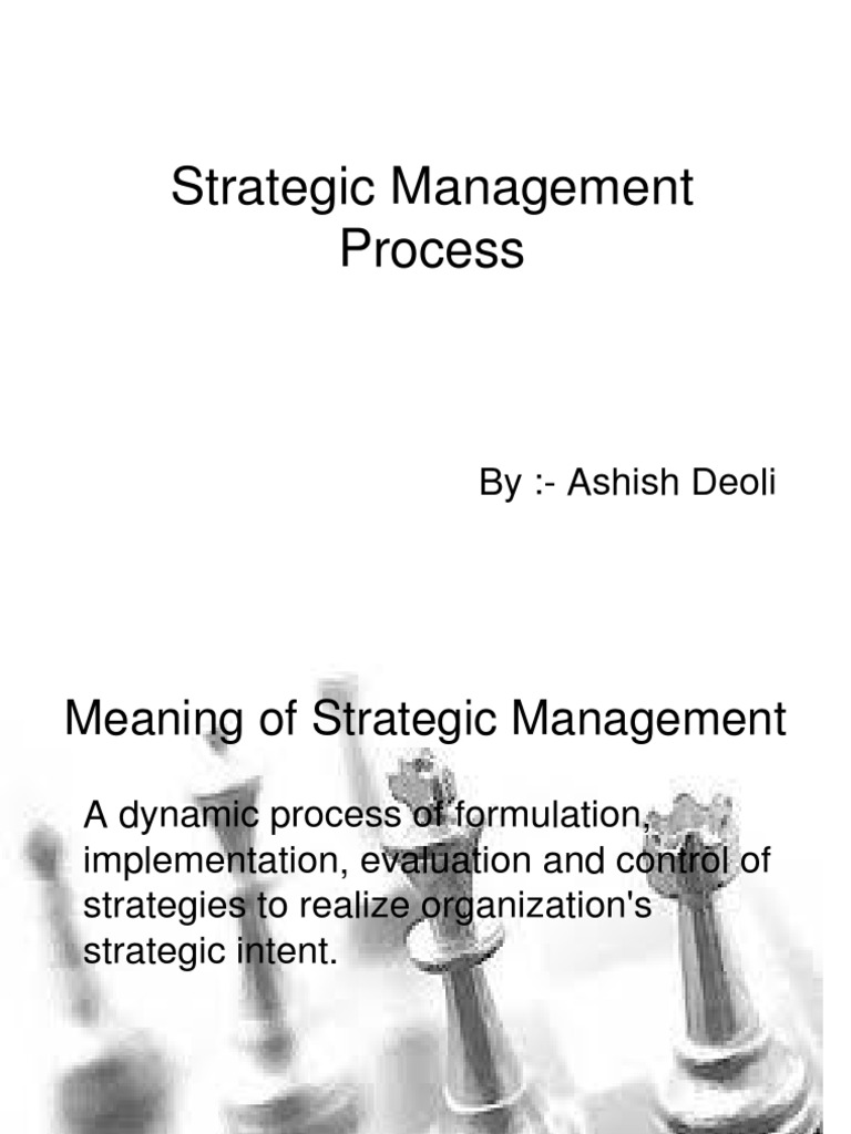 Strategic Management Process | PDF