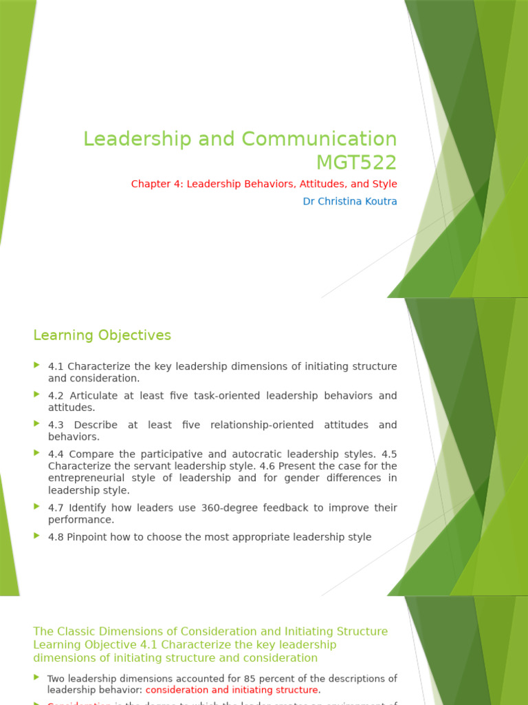 Gender Differences in Leadership Styles | PDF | Leadership | Servant ...