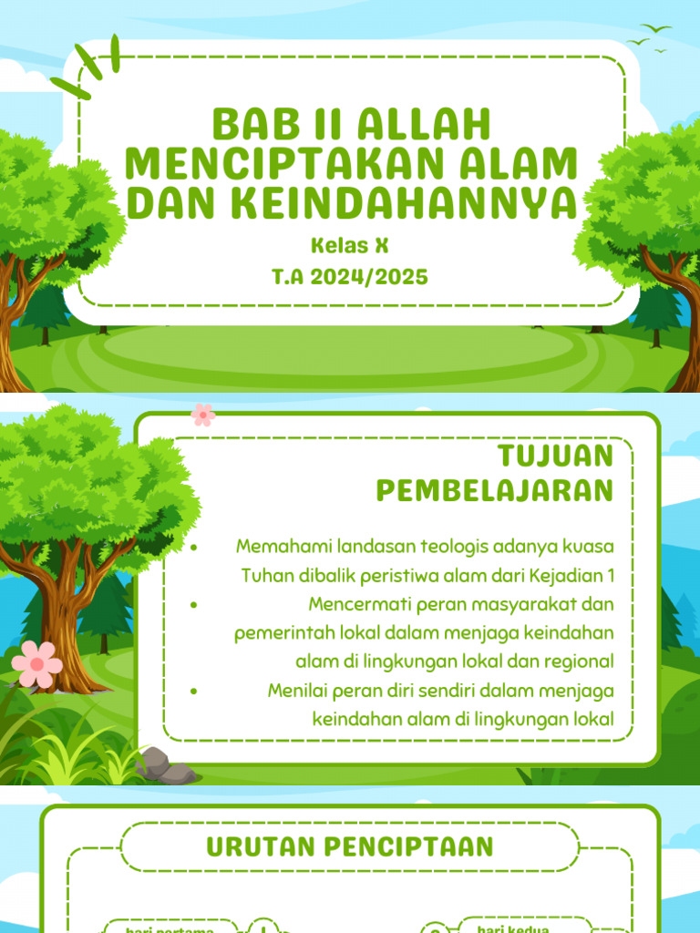 Urutan Penciptaan Alam oleh Allah | PDF