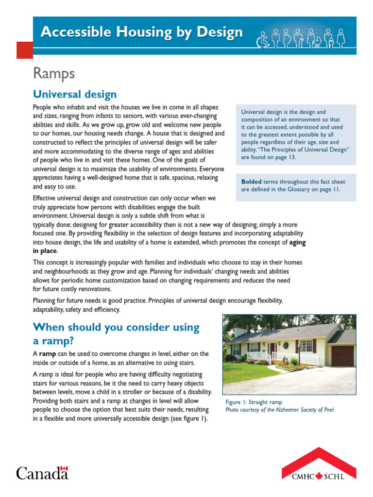 Universal Design: Ramps for Accessibility | PDF | Concrete