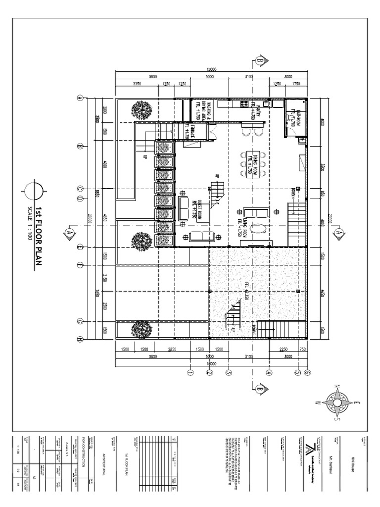 1st. Ground Floor Plan SN House | PDF