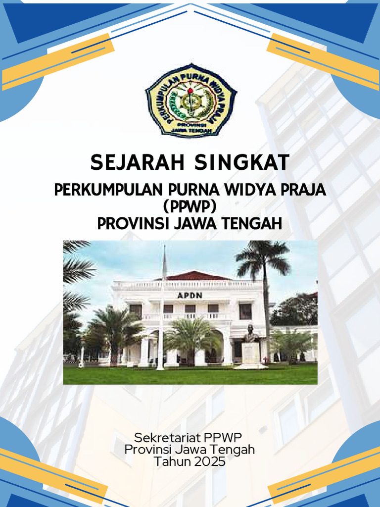 SEJARAH SINGKAT PPWP PROVINSI JAWA TENGAH - Compressed | PDF