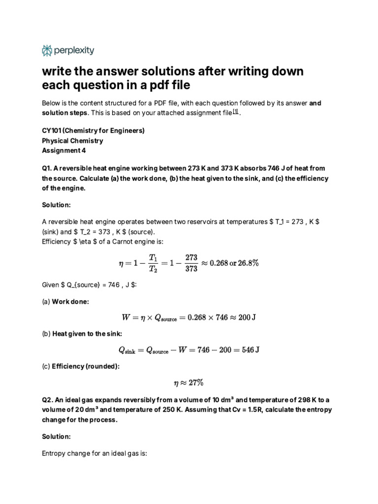 Assign 4 Answers | PDF