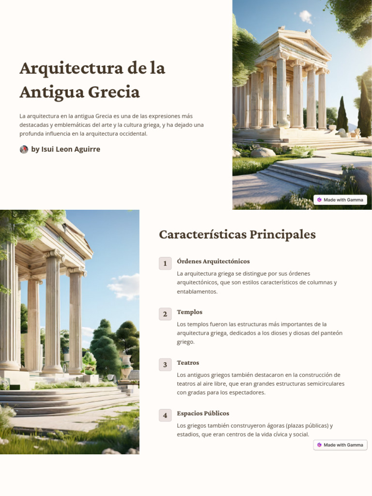 Arquitectura de la Antigua Grecia | PDF | Diseño arquitectonico ...