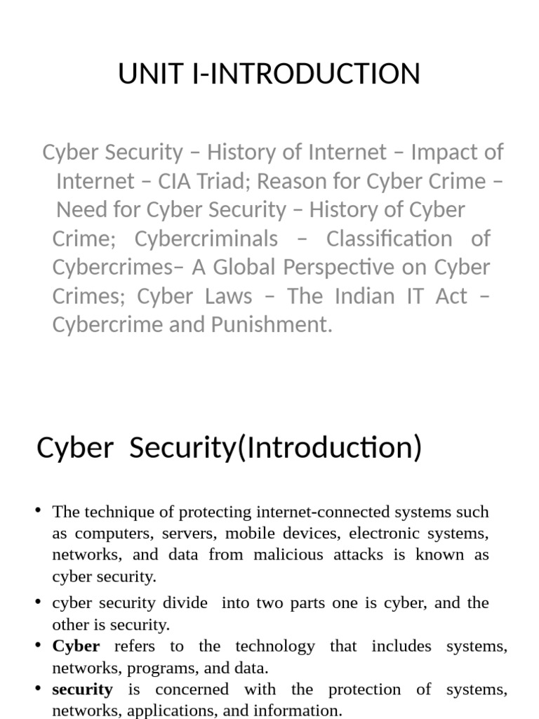 Cyber Security: Overview and History | PDF | Domain Name System | Security