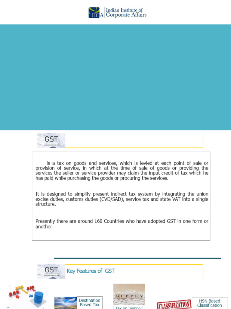 Understanding Goods and Services Tax (GST) | PDF | Receipt | Taxes