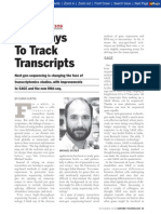 New Ways To Track Transcripts - Genome Technology 11-2008