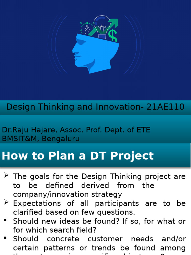 Planning a Design Thinking Project | PDF | Cognition | Cognitive Science