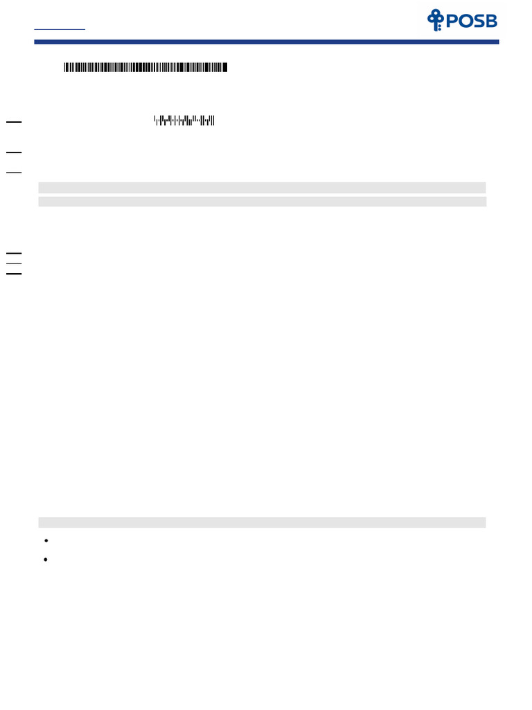POSB eSavings Account Statement | PDF | Deposit Account | Banking