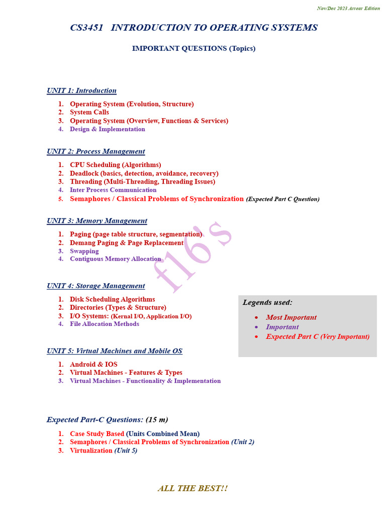 Imp Q Os | PDF