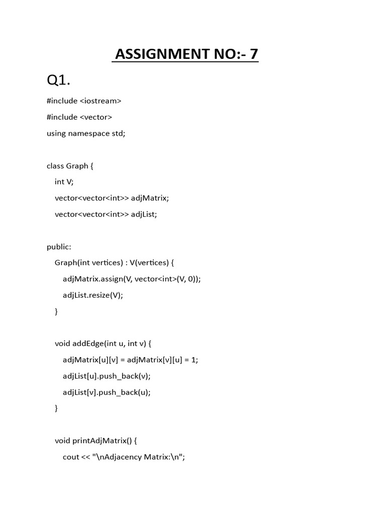 Graph Algorithms in C++ | PDF | Mathematical Concepts | Computational ...