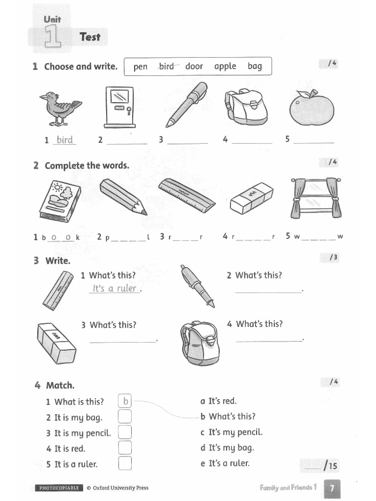Test Unit 1 | PDF