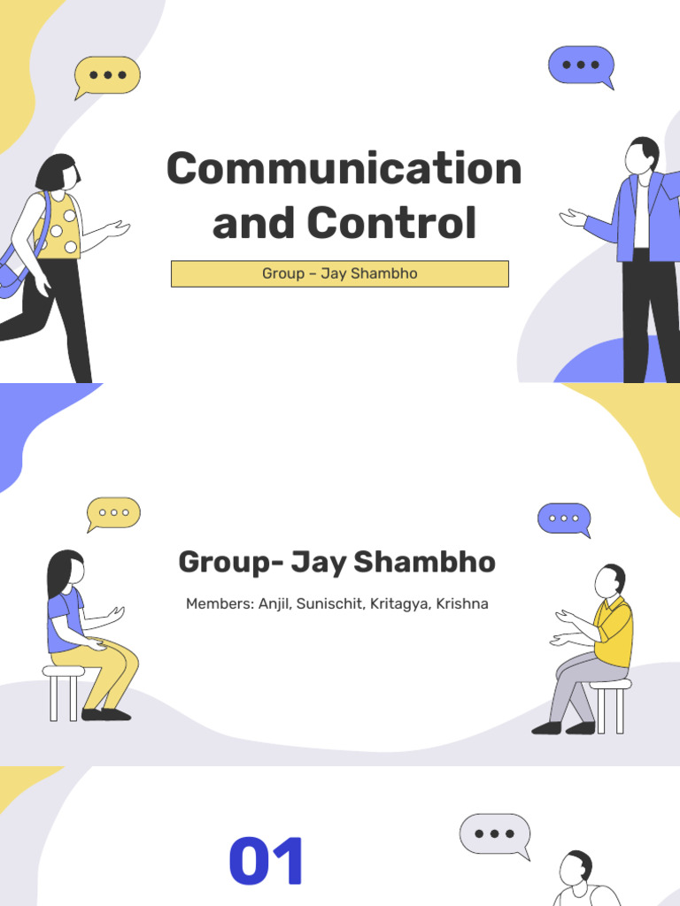 Communication and Control Overview | PDF | Communication | Human ...