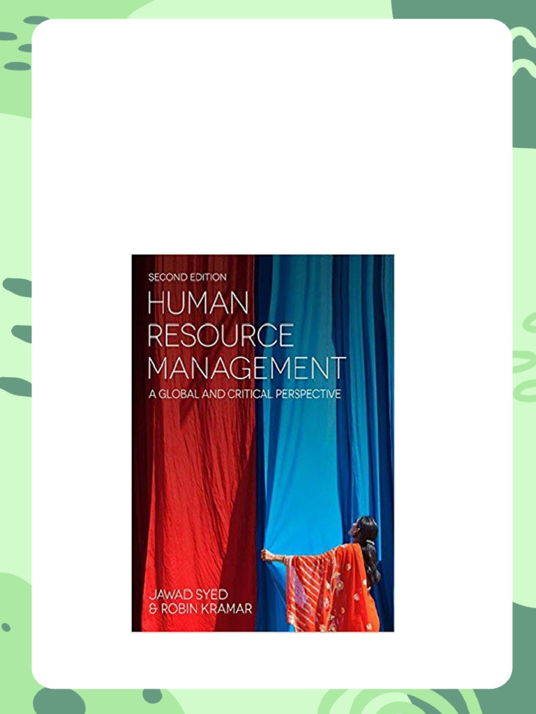 (eBook PDF) Human Resource Management: A Global and Critical ...