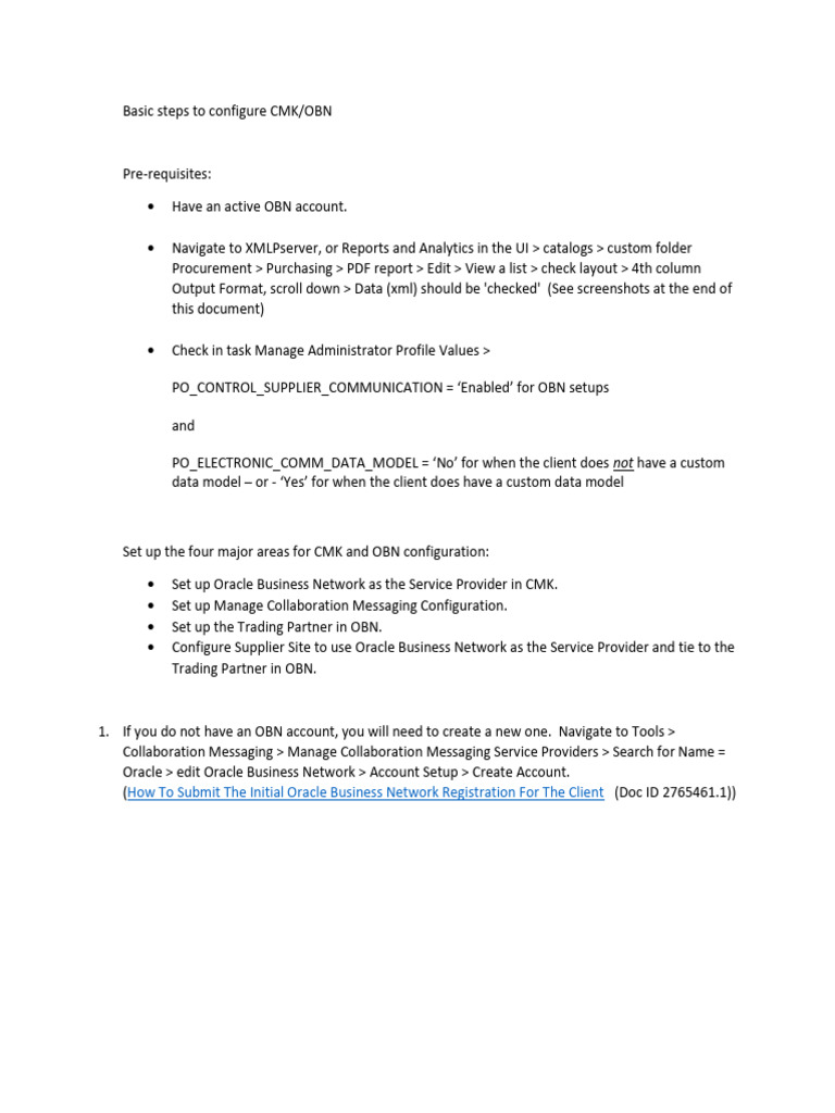 Configuring CMK and OBN Integration | PDF | Oracle Corporation | Computing