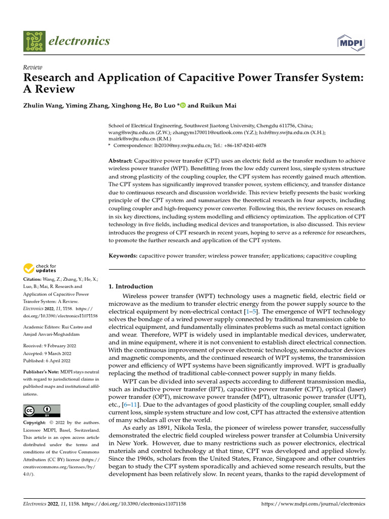 Electronics 11 01158 | PDF | Power Inverter | Rectifier