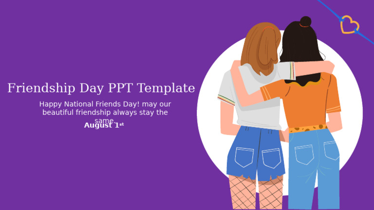 84403-Friendship Day PPT Template | PDF