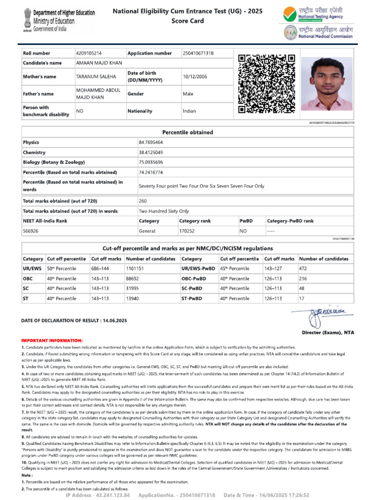 Neet 2025 | PDF