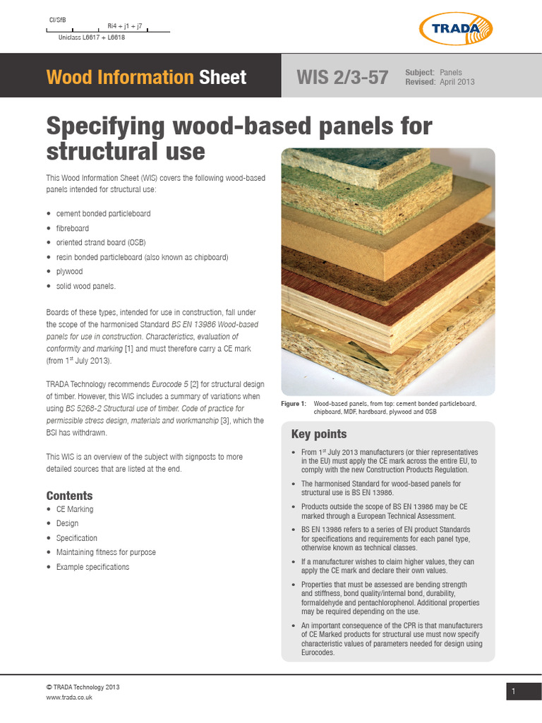 Wood-Based Panels: Types and Uses | PDF | Plywood | Wood
