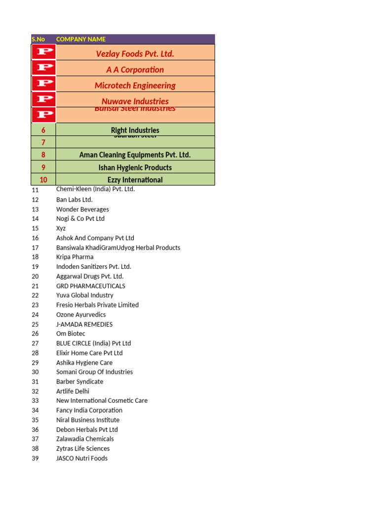 FMCG sample (1) (1) (1) | PDF | Cosmetics | Pump