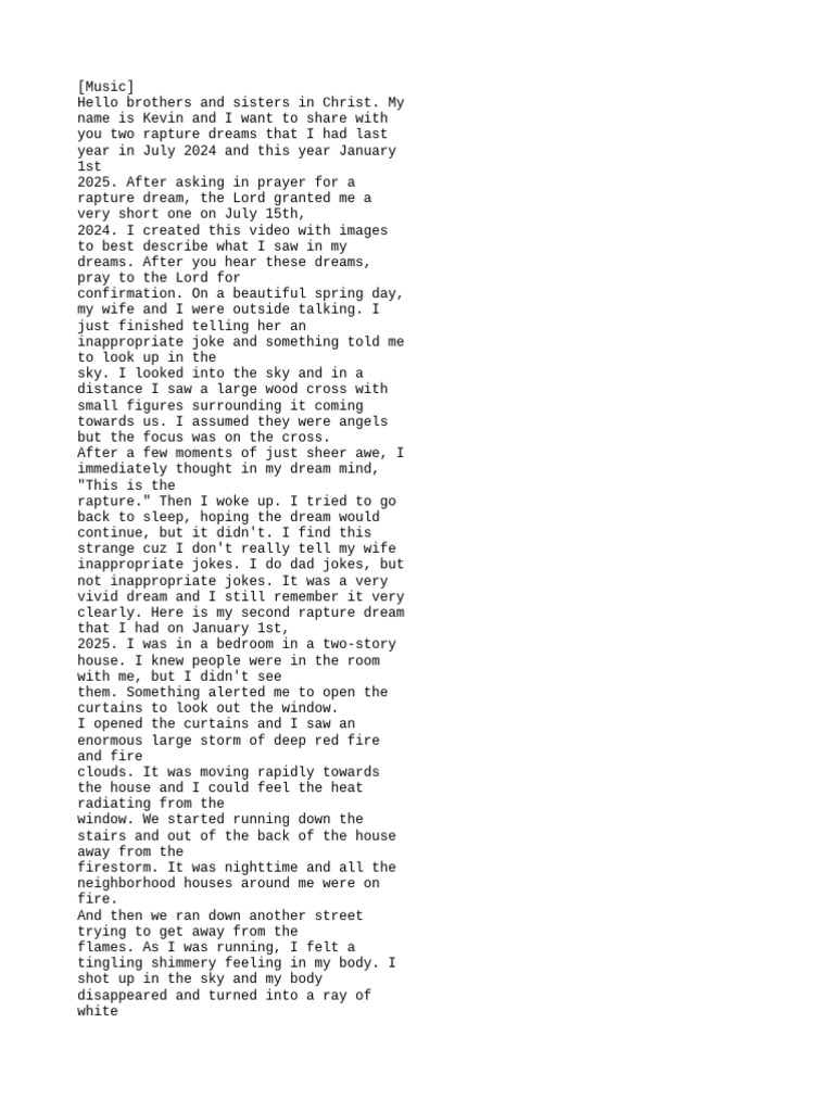 (English (Auto-Generated) ) Rapture Alert - Be Patient-Jesus Is at The ...
