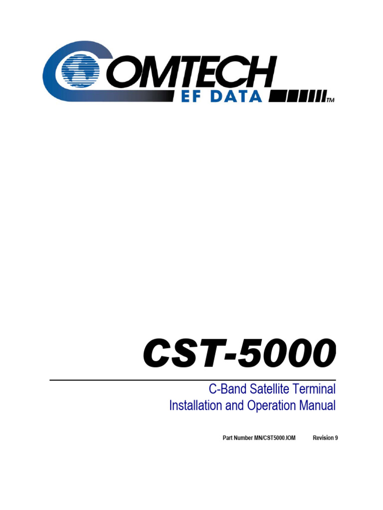 mn-cst5000 r9 | PDF | Amplifier | Information And Communications Technology