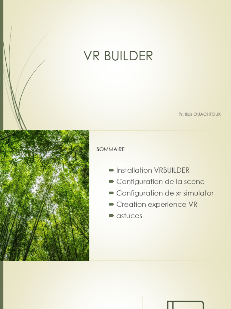 Guide d'installation et création VR avec VRBuilder | PDF | Théorie ...