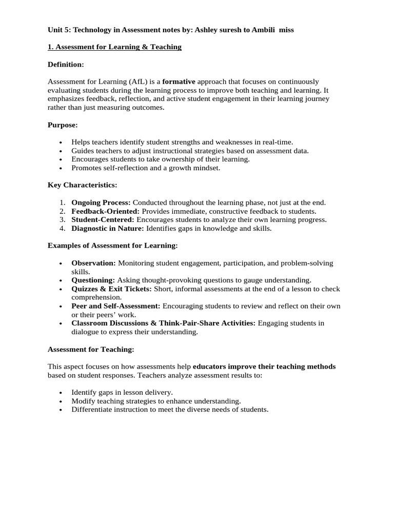 unit 4,5,6..... | PDF | Educational Assessment | Learning