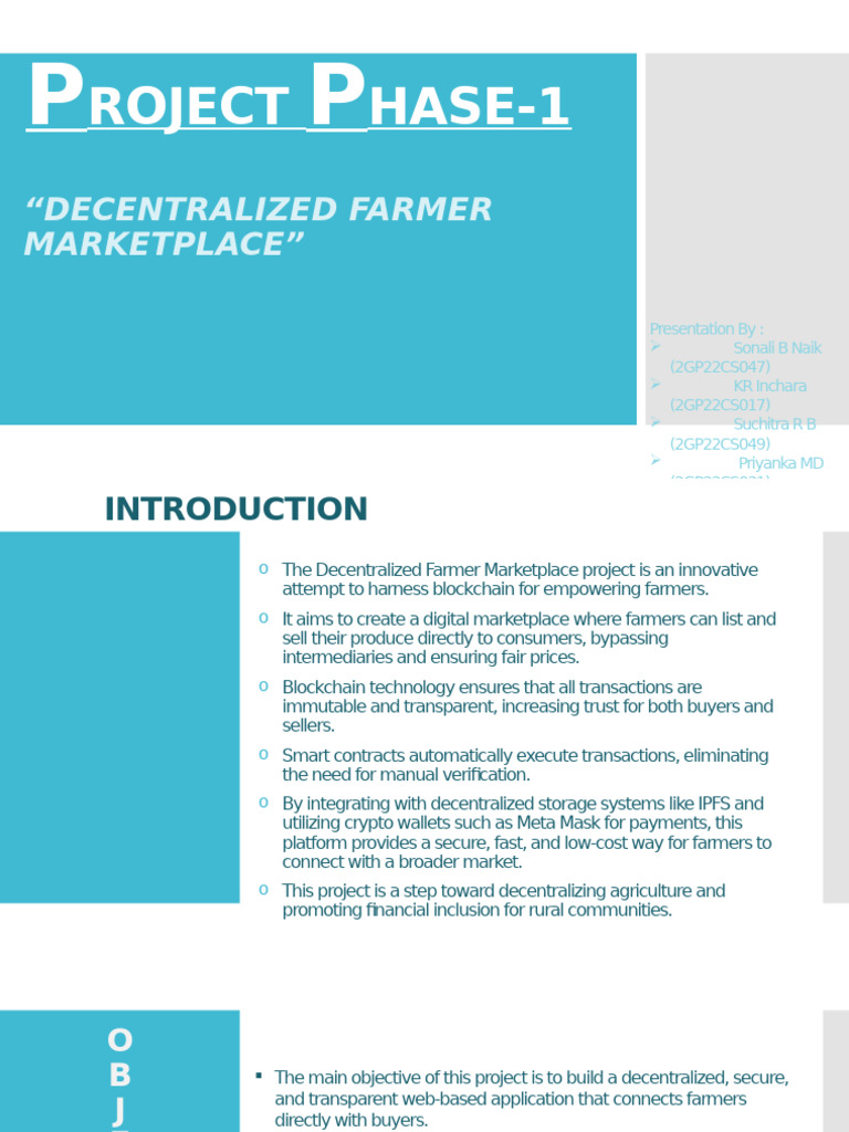 PROJECT PHASE 1 Presentation Synopsis | PDF | Computing | Software