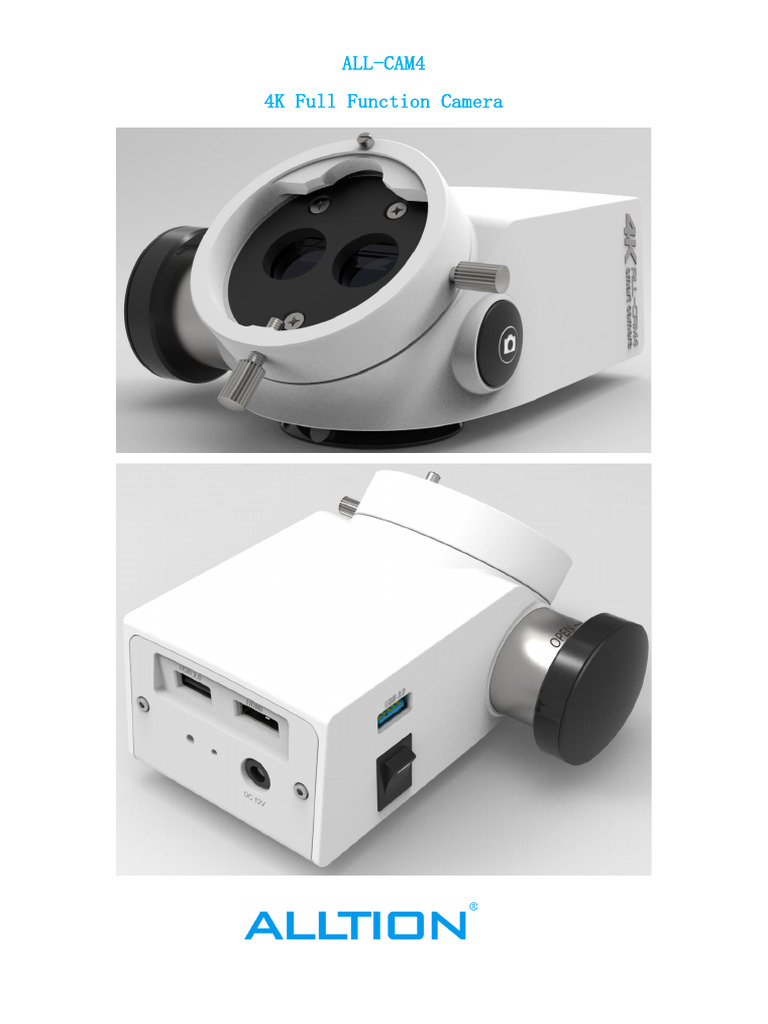 ALL CAM4 4K FULL FUNCTION CAMERA 20210322 Version | PDF