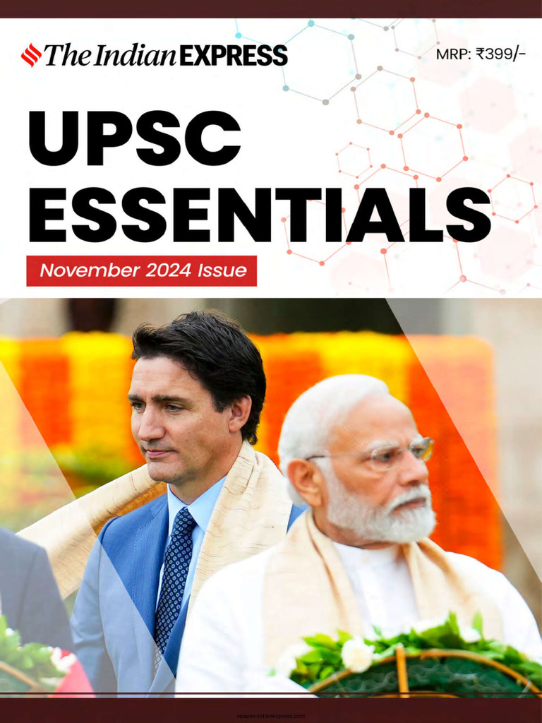 Indian Express UPSC IAS Essentials Magazine - November 2024 | PDF
