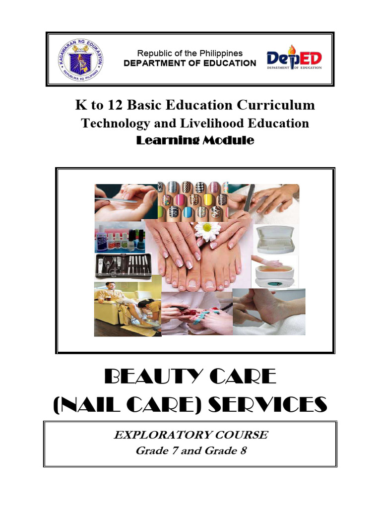 Uploads508050800379nail Care Learning Module PDF | PDF | Nail (Anatomy ...