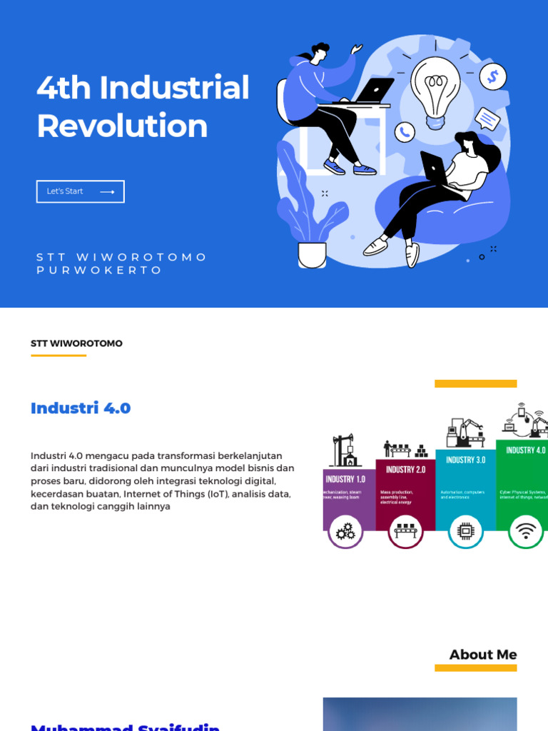 STT WIWOROTOMO - 4th Industrial Revolution | PDF | Internet Of Things ...